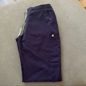 FIGS Skinny Yola Scrub Pants - Purple Shadow